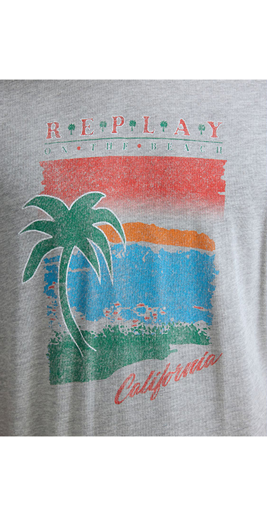 コットンジャージCALIFORNIA Tシャツ 詳細画像